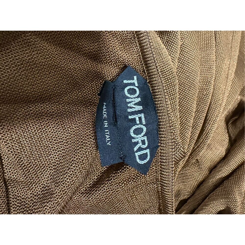Tom Ford Brown Midi Dress - Picture 10 of 13